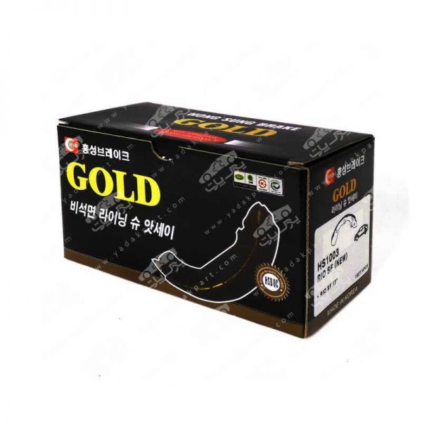 لنت ترمز چرخ عقب گلد GOLD تیبا 1 و 2 ریو