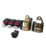 مجموعه کمربند ایمنی عقب مشکی شرکتی ایساکو پژو 405 پارس