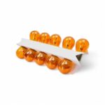 لامپ تک کنتاکت نارنجی ایساکو (10 عددی)