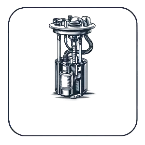 تصویر لاین آرت پمپ بنزین خودرو