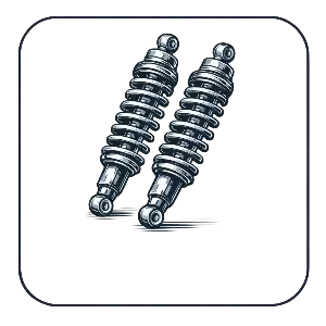 تصویر لاین آرت کمک فنر خودرو