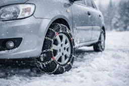 زنجیر چرخ مناسب خودرو در شرایط برفی و یخ‌زده زمستان