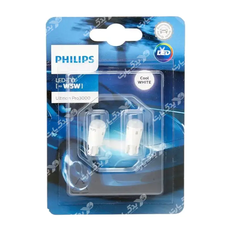 لامپ خودرو فیلیپس Philips T10 LED Pro3000K لامپ خودرو فیلیپس Philips T10 LED Pro3000K